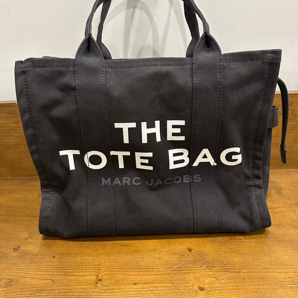 Marc Jacobs Canvas Black Tote Bag